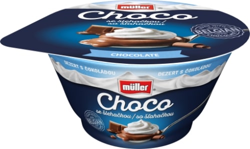 Šokoladinis desertas MULLER MIX, su grietinėlės užpilu, 10,4%, 135 g (M)