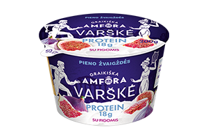 Varškė su figomis GRAIKIŠKA AMFORA PROTEIN 0.8%, 200g