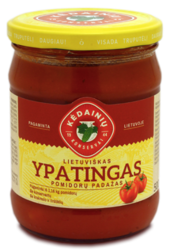 Tomato sauce KĖDAINIŲ Lithuanian, Special, 500g
