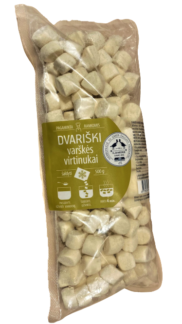 Varškės virtinukai DVARIŠKI, šaldyti