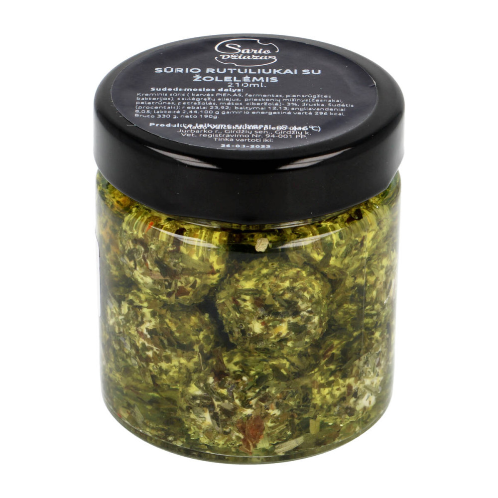 Sūrio rutuliukai aliejuje