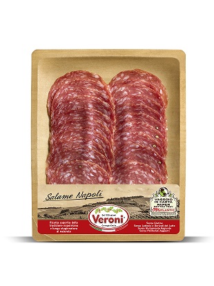 Dried pork saliami VERONI Napoli, slices, 70g
