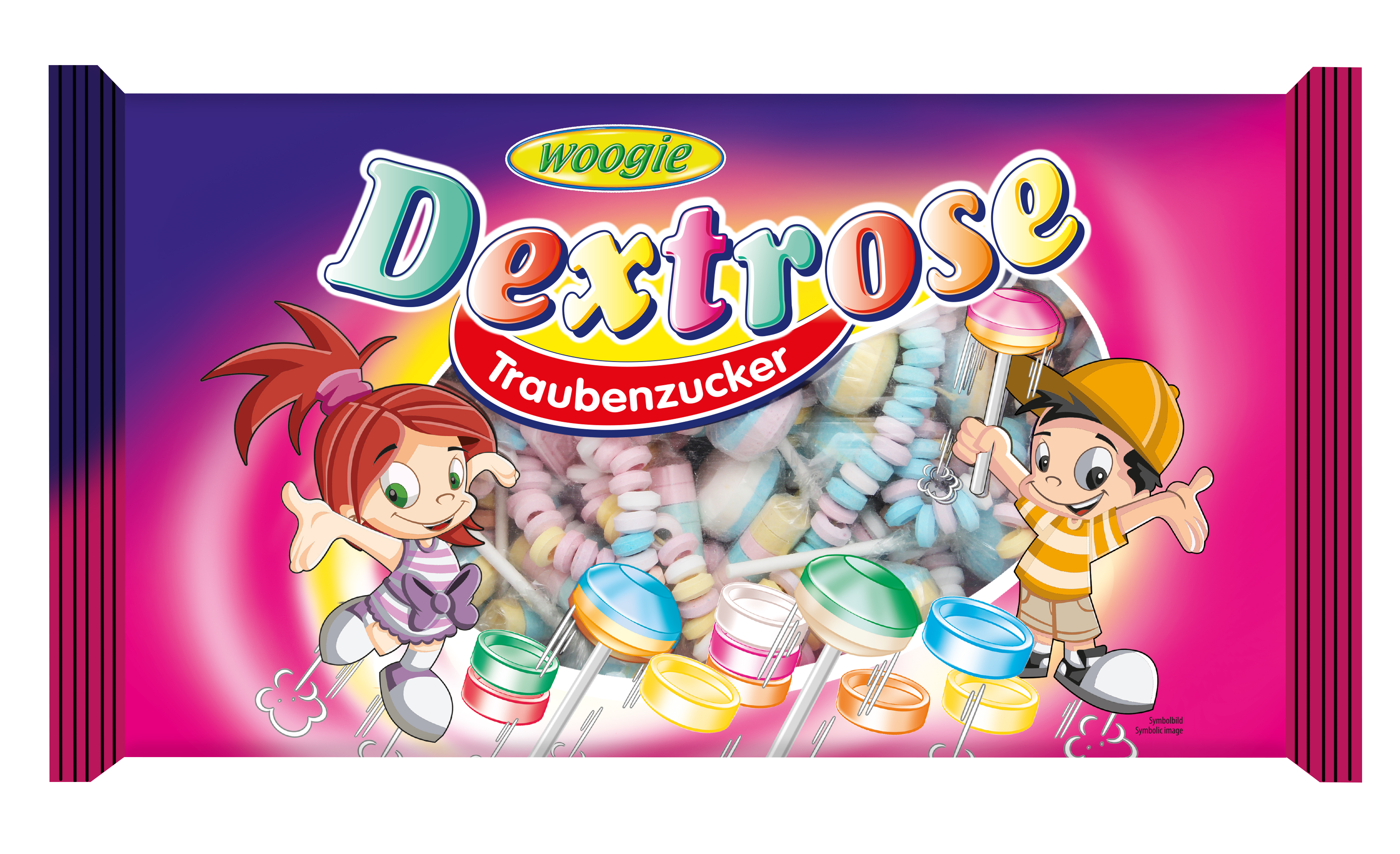 Candies WOOGIE, Dextrose, 400 g