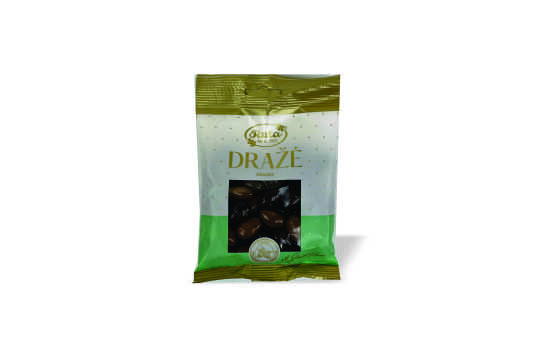Dražė RŪTA Migdolai su šokoladu ir kava, 100 g