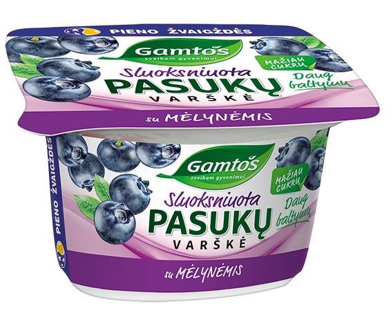 Cottage cheese GAMTOS, 2%, buttermilk, lactose-free, 130 g