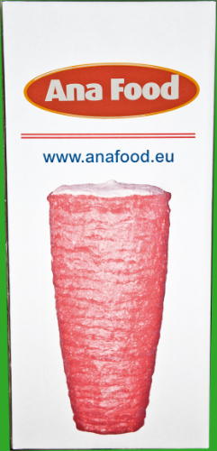 Sušaldytas maltos mėsos kebabas, jautiena - vištiena, 10 kg
