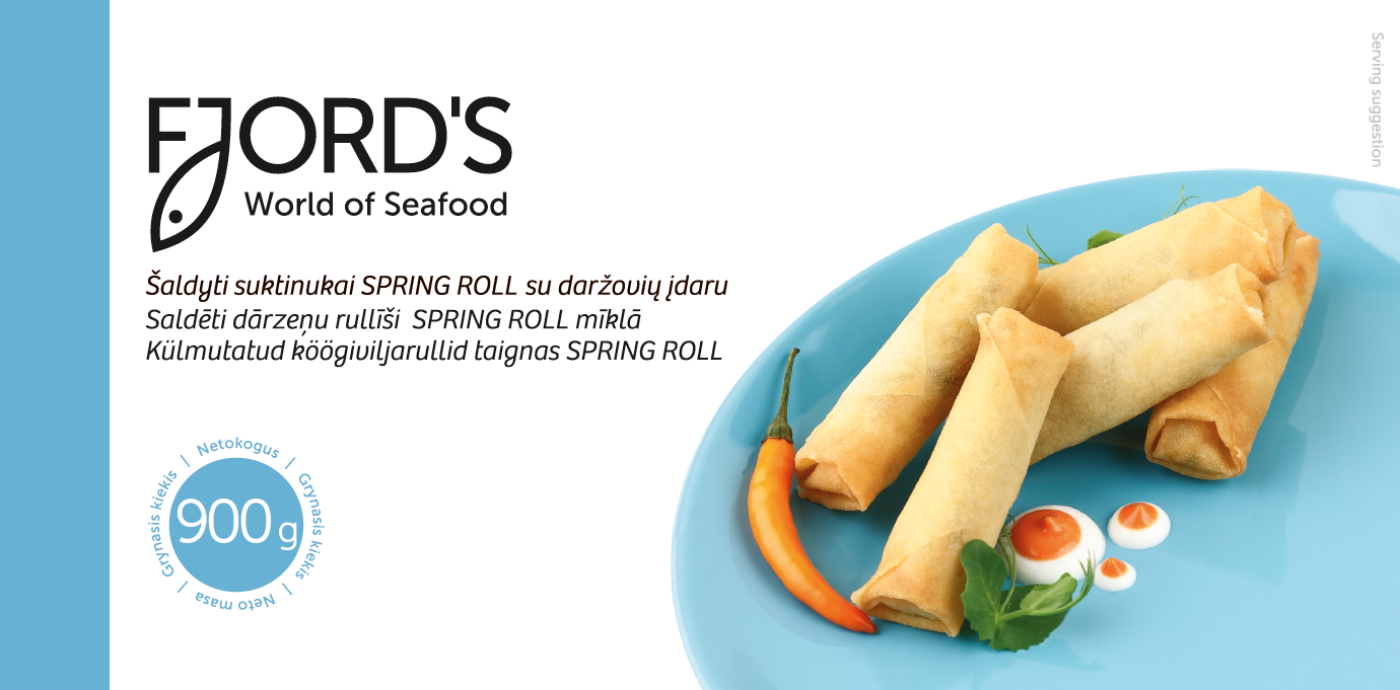 Vegetables in pastry SPRING ROLL FJORD'S , 900g