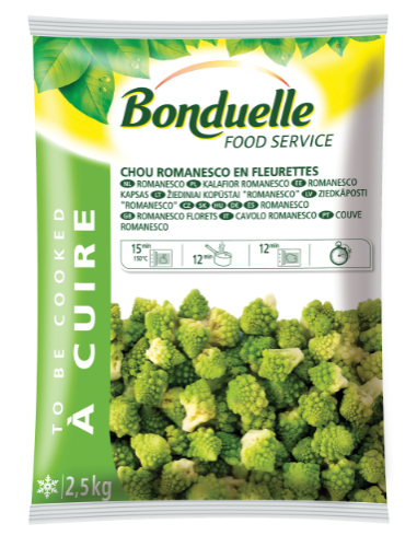 Frozen cauliflower ROMANESCO, 2,5 kg