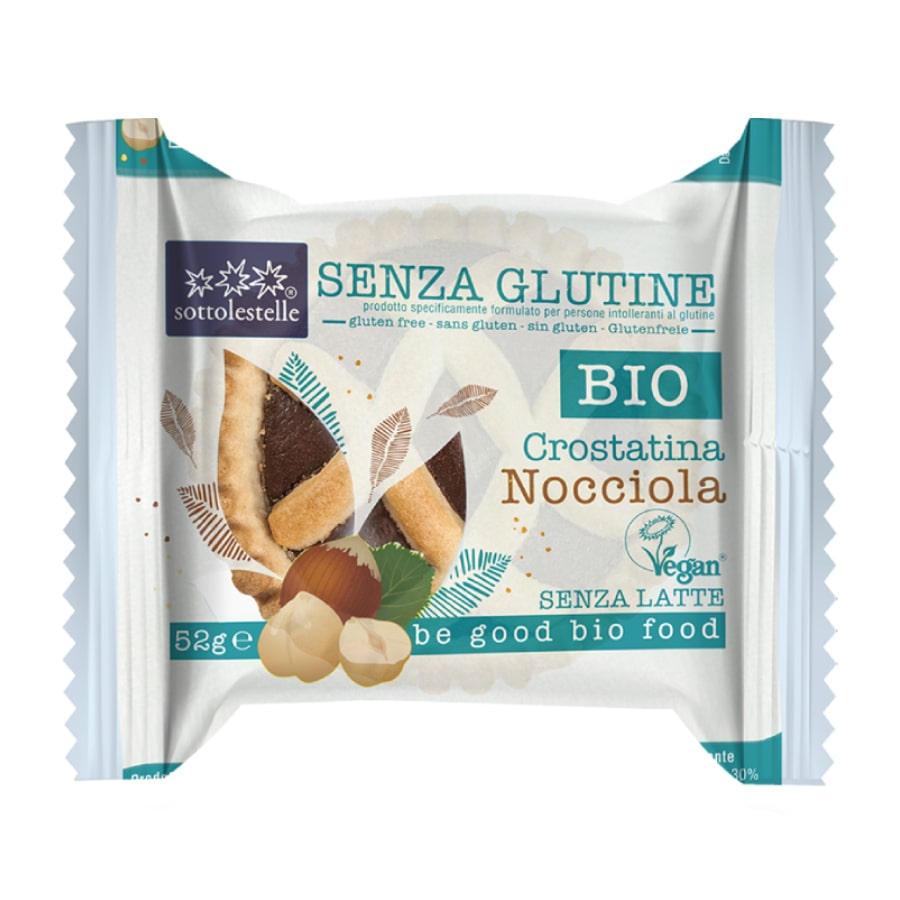 Hazelnut Crostatina, gluten-free, organic