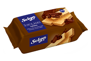 Šokoladiniai vafliai SELGA, 90 g
