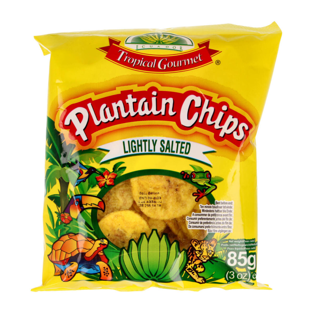 Banana chips, lightly salted, PLANTAIN CHIPS
