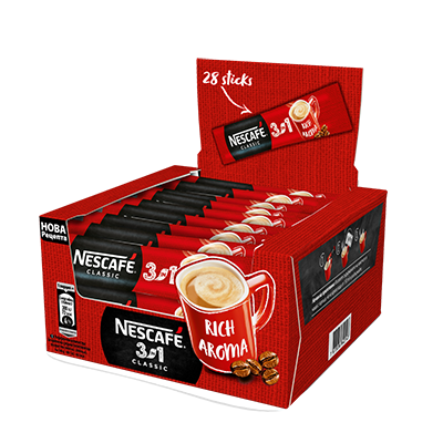 NESCAFÉ CLASSIC 3in1 Coffee Drink (28 x 16.5 g), 462 g