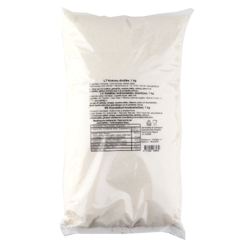 Coconut chips, medium, white, 1 kg