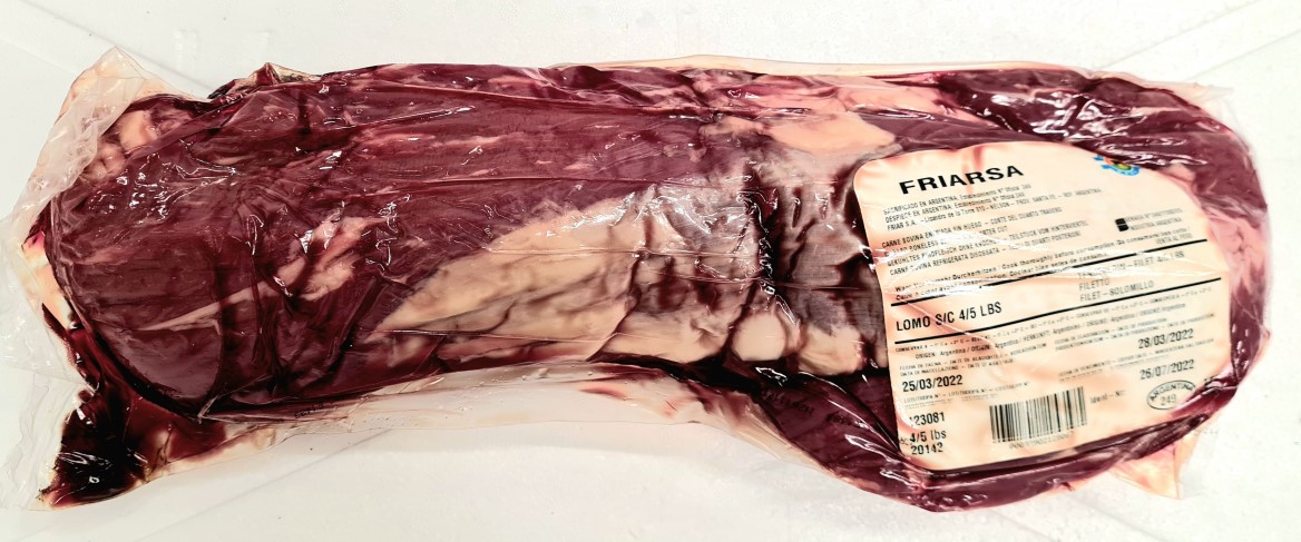 Beef tenderloin, ~2 kg, Argentina SRM