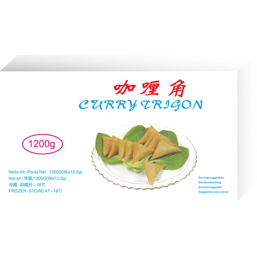 Frozen samosa with curry, Curry Trigon, 1,2 kg