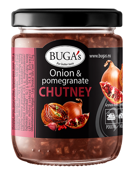 Onion and pomegranate chutney BUGA's, 170 g