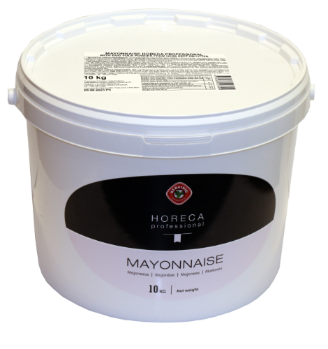 Mayonnaise KĖDAINIŲ horeca professional,, with powdered hens' eggs kept on litter, 50 % fats, 10kg