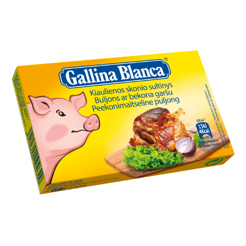 Kiaulienos sultinys GALLINA BLANCA, 8 vnt.