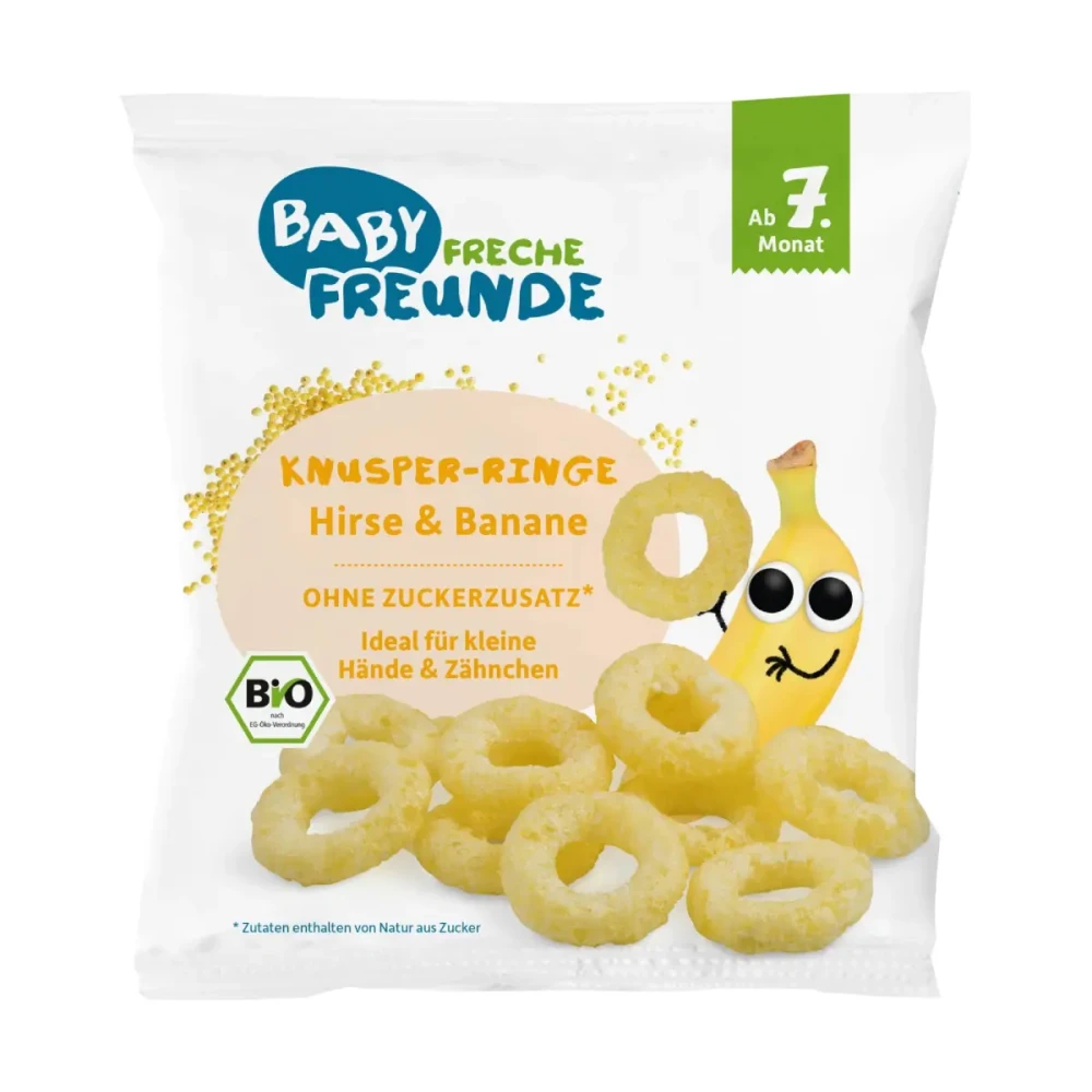 Corn with millet and bananas, suitable from 7 months, organic