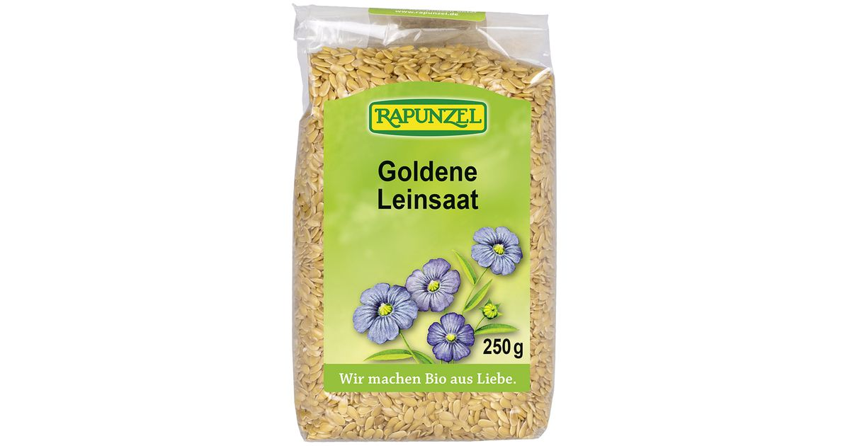 Golden flax seeds, organic