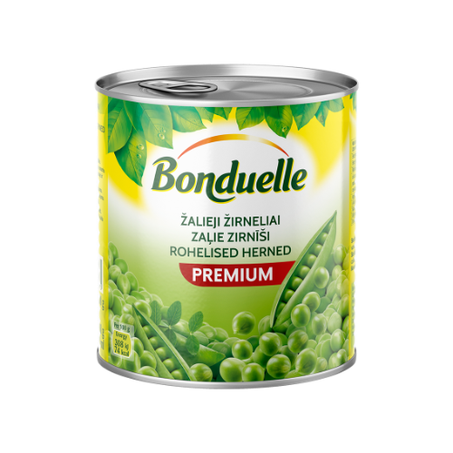 Canned peas BONDUELLE, 800 g / 530 g