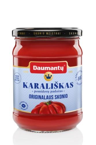 Tomato sauce, DAUMANTŲ KARALIŠKAS, original taste, 40% paste, 500 g