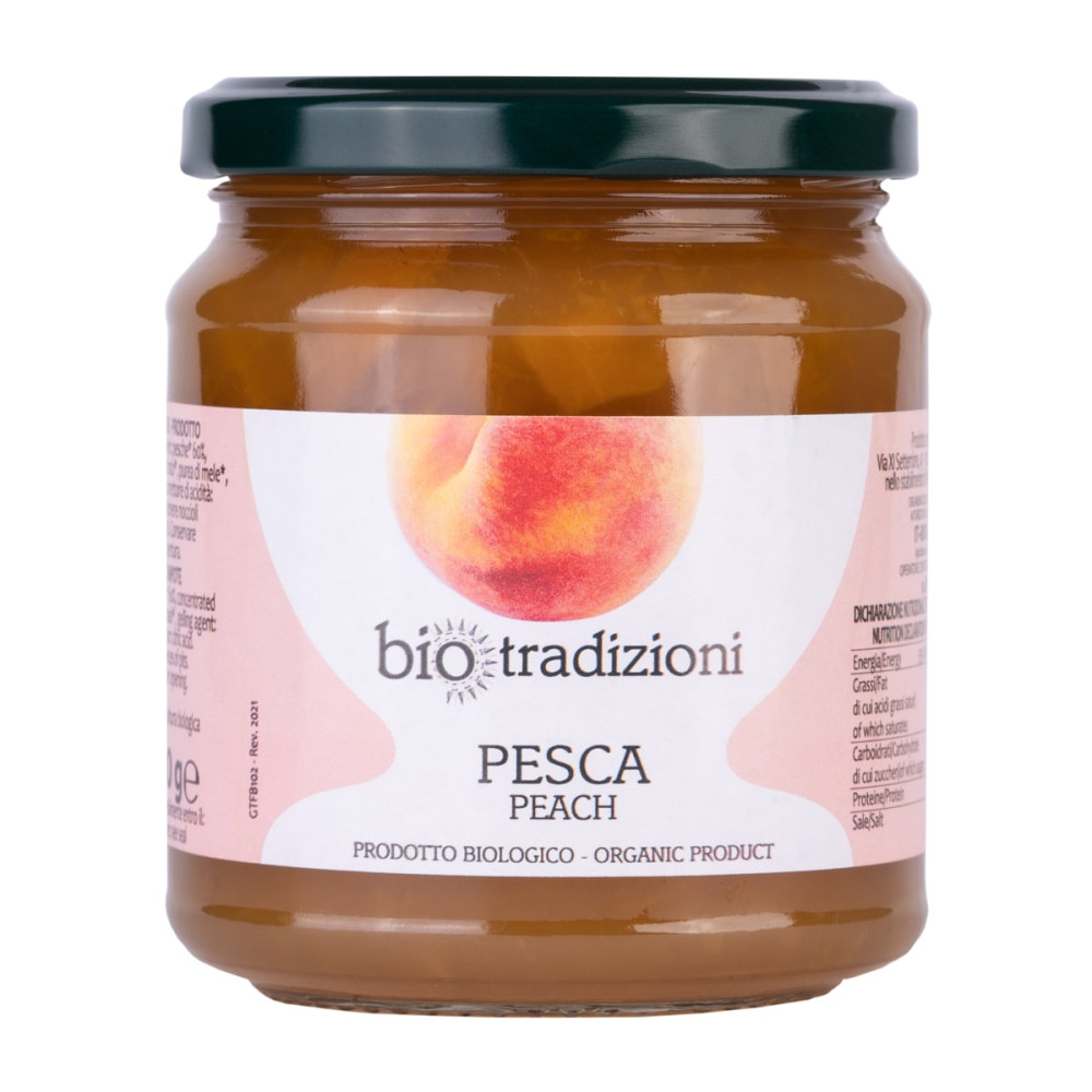 Peach jam PESCA, organic