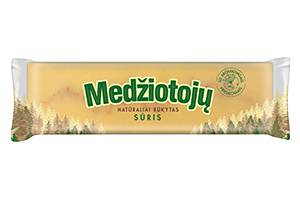 MEDŽIOTOJŲ rūkytas fermentinis sūris su prieskoniais 42%, 200g