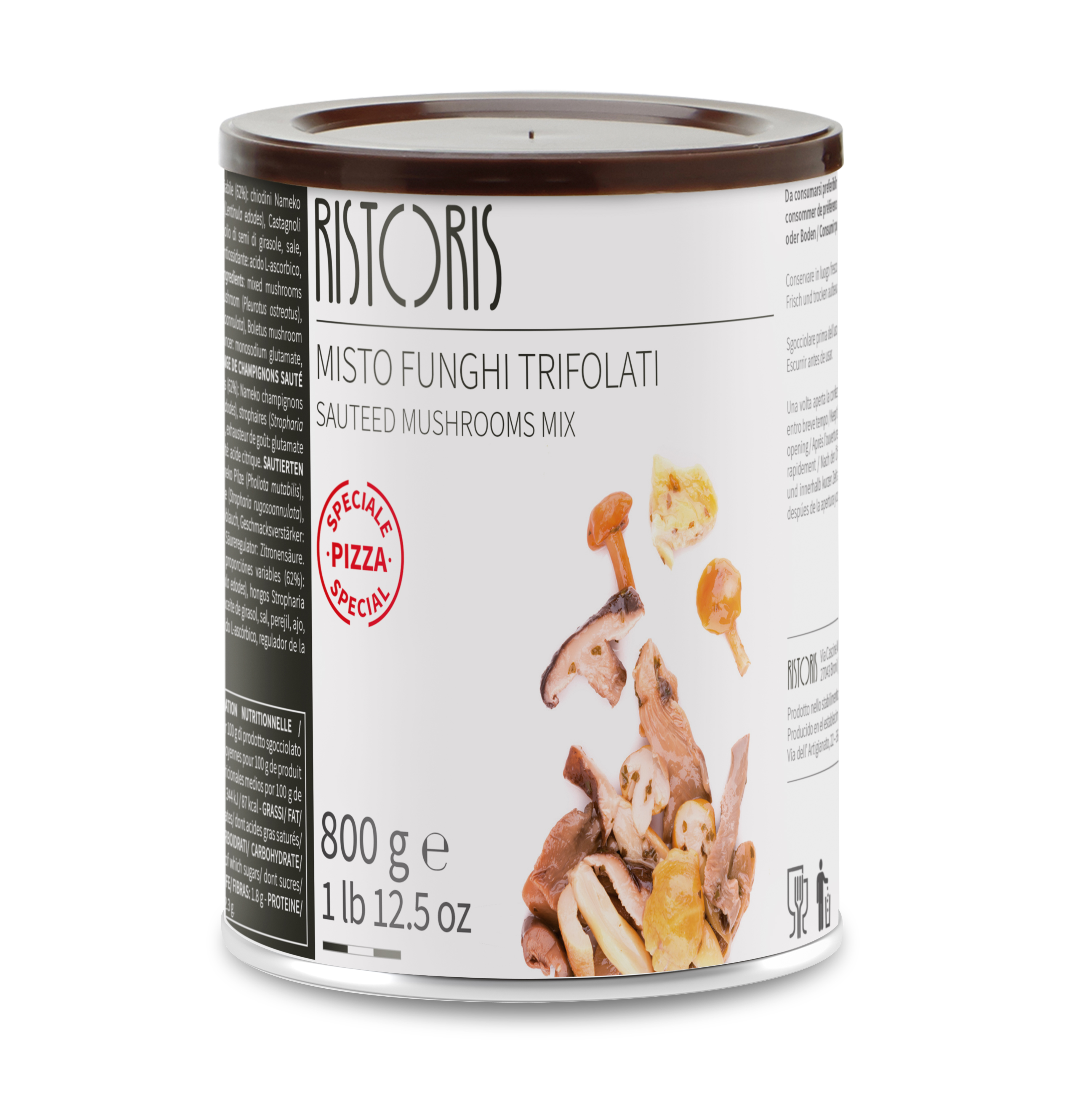 Sauteed mushrooms mix RISTORIS, 800 g