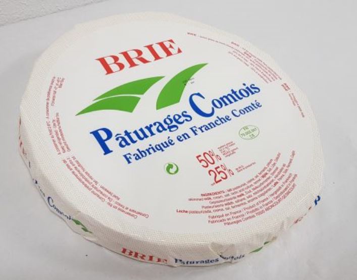 Cheese Paturages Comtois, Brie, 28% fat, 1kg