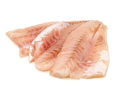 Nile Perch fillet, skinless, 300 - 500 g, 10% glaced, ~1 kg