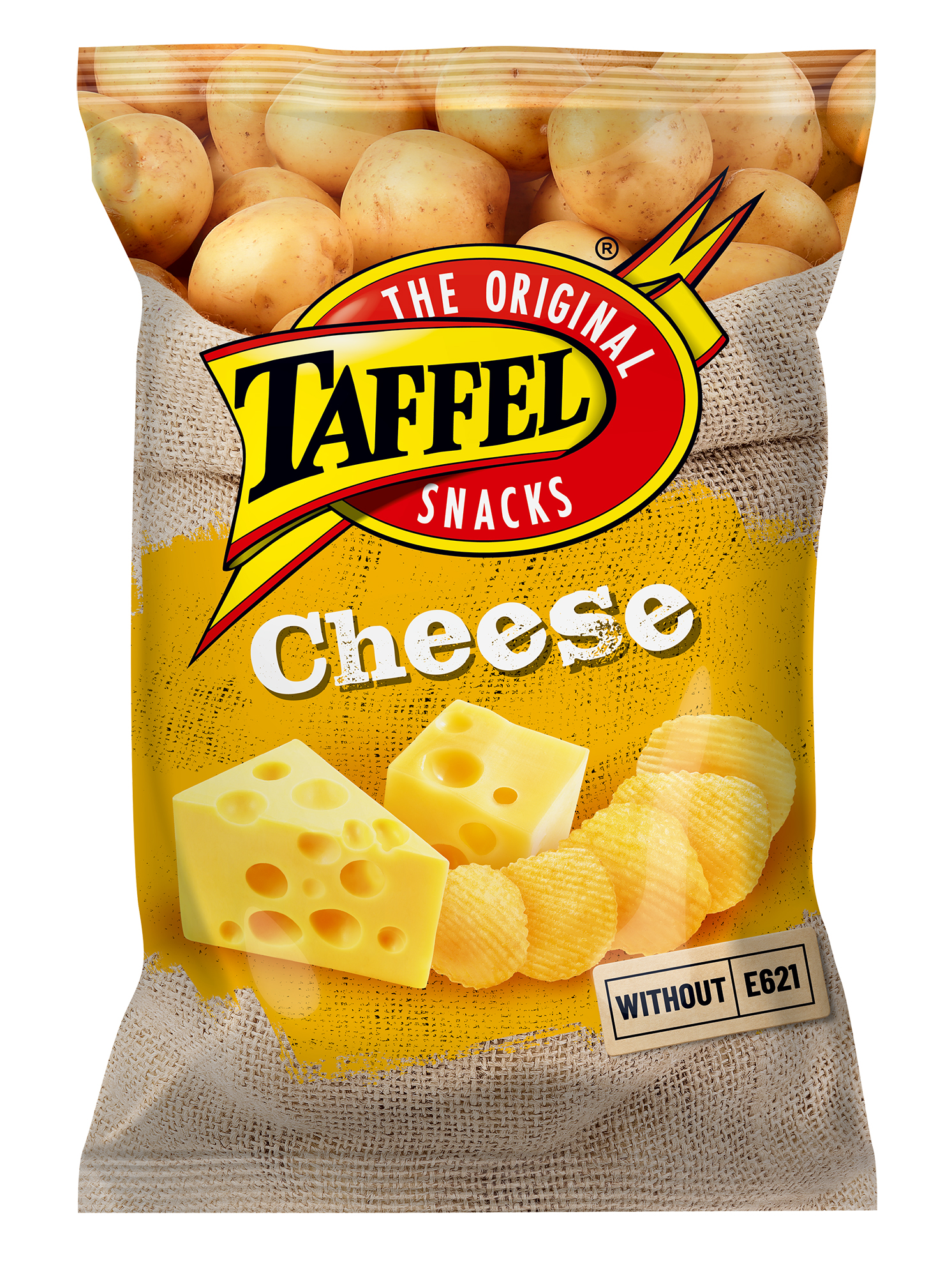 Potato chips TAFFEL Cheese chips, 130 g