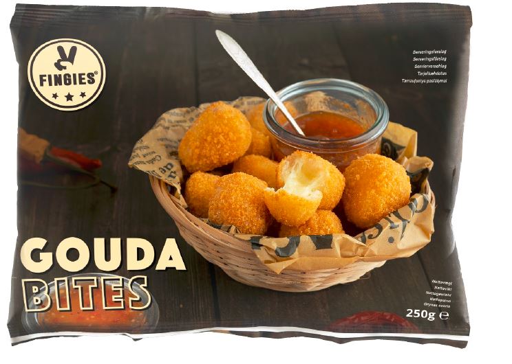 Frozen cheese snack FINGIES , Gouda Bites 250 g