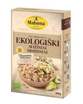 Oatmeal MALSENA, ecological, 400g, LT-EKO-001