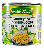 Canned corn WALDI BEN, 420 g