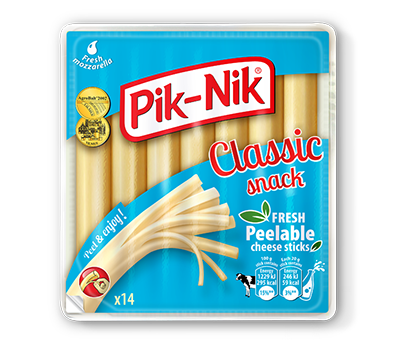 Plėšomos sūrio dešrelės PIK-NIK 40% , 160 g