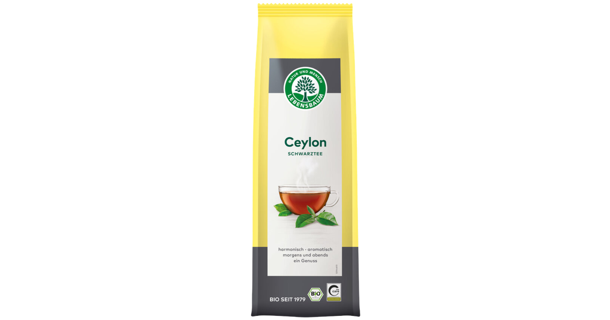 Black Ceylon tea, loose, organic