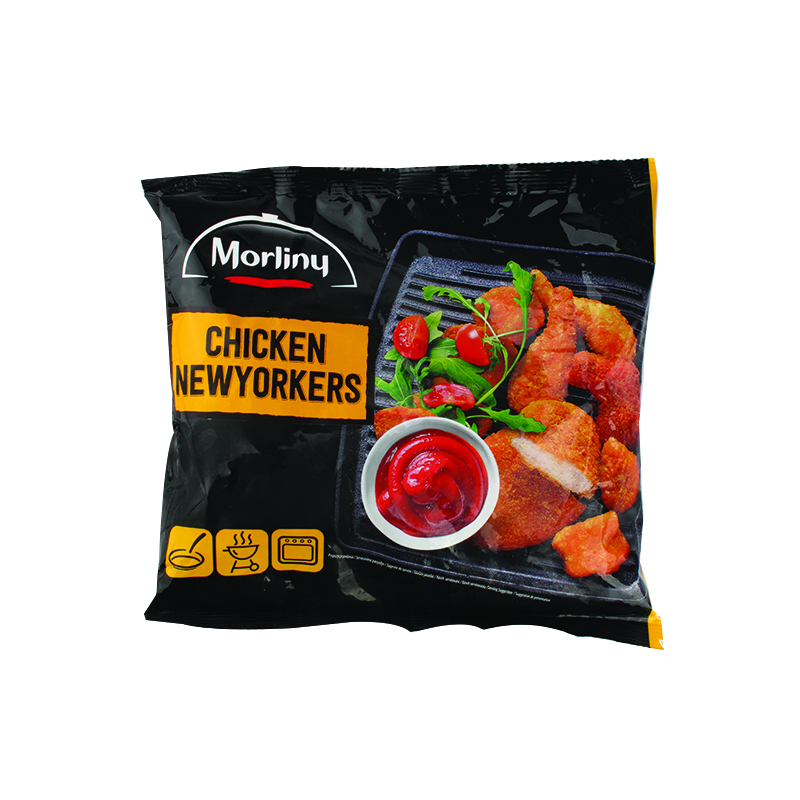 Breaded Chicken fille, formed, frozen, 500g