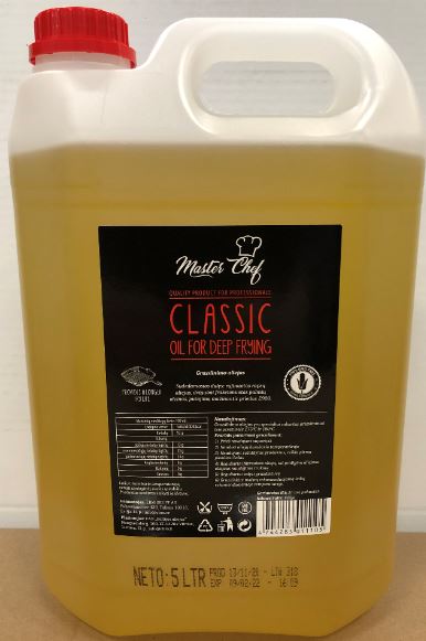 Deep - Frying oil Master Chef Classic, 5 l