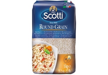 Round grain rice SCOTTI, 1 kg