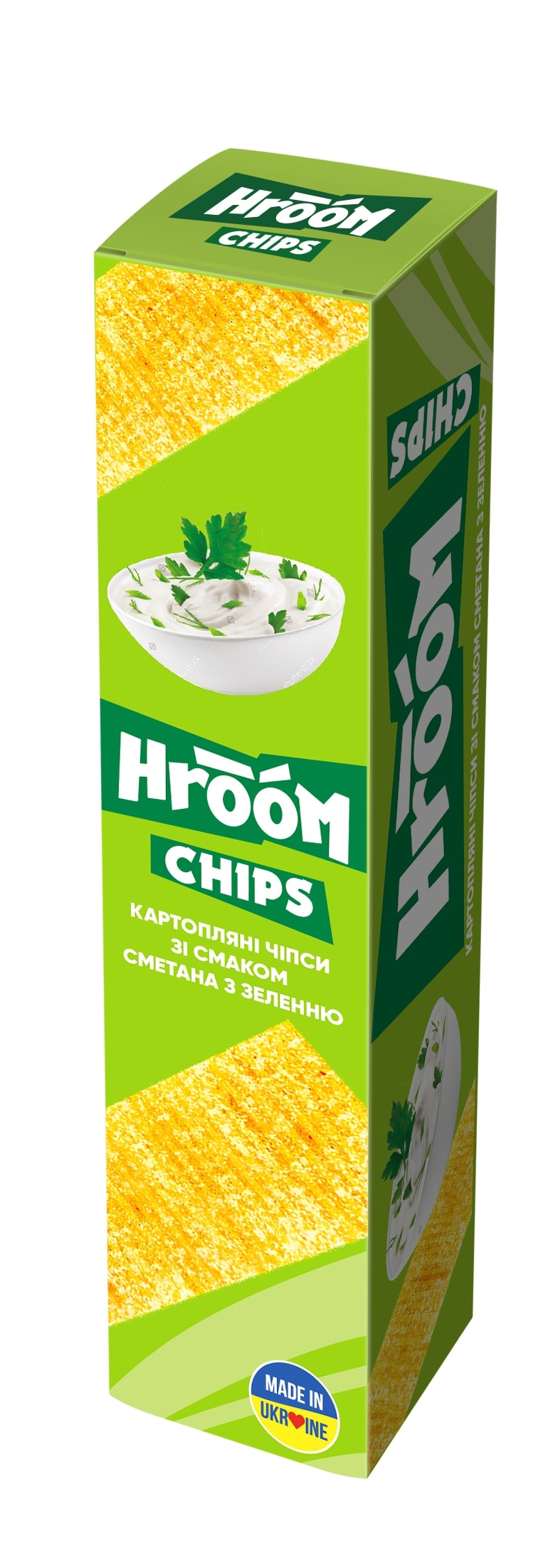 Potato chips HROOM, fennel, sour cream and herb flavor, 50 g
