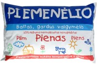 Natural PIEMENĖLIO milk, in bag,  3,5%, 1 l