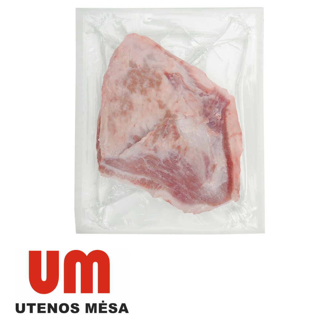Chilled pork jowl UTENOS MESA, without skin, ~1 kg
