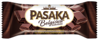 Varškės sūrelis PASAKA, glaistytas belgišku šokoladu, su šokolado gabaliukais, 23%, 45 g