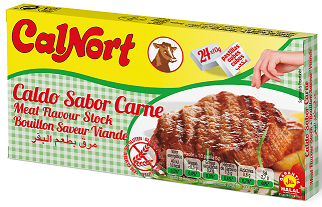 Sultinio kubeliai CALNORT, jautienos skonio, 24x10g