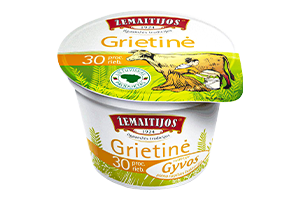 ŽEMAITIJOS grietinė, 30%, 200g