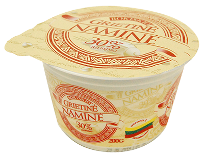 ROKIŠKIO NAMINĖ grietinė 30% 200g