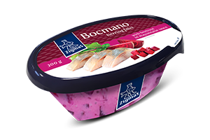 BOCMANO silkių filė su burokėliais majonezo padaže, 300g