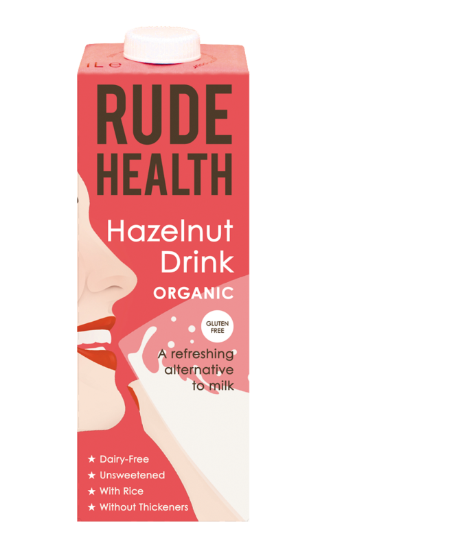 Organic Hazelnut Drink RUDE HEALTH, 1 l
