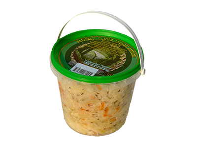 Rural pickled cabbage (in a bucket), 800 g